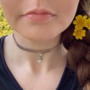 Cowboy Boot Hemp Choker Handmade